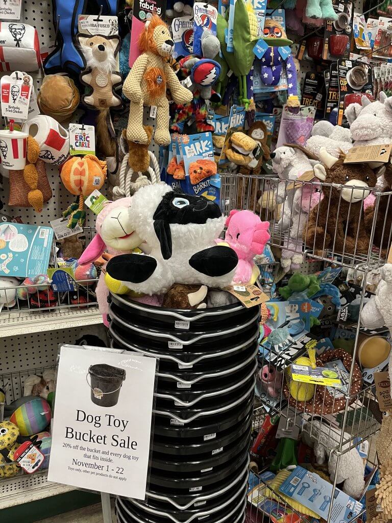Bucket Sale Pet Toys
